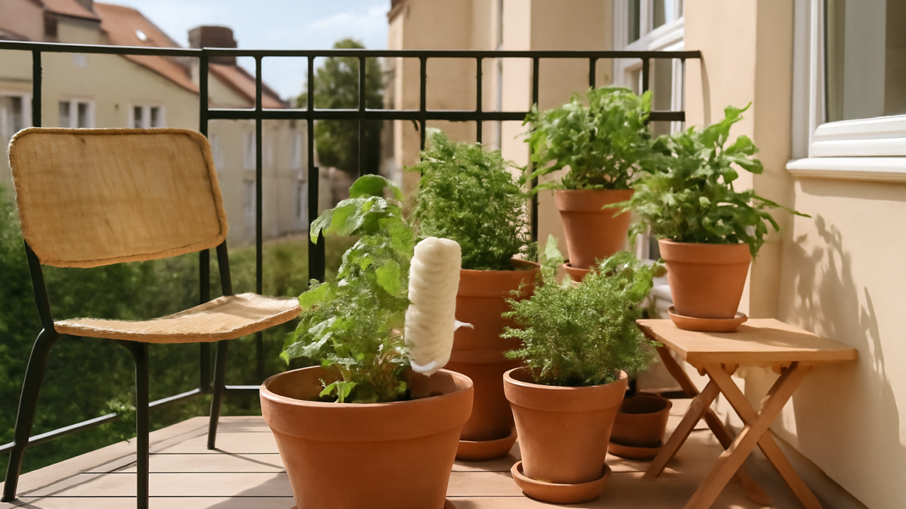 Selvvanding til krukker: 4 billige ferie-tricks